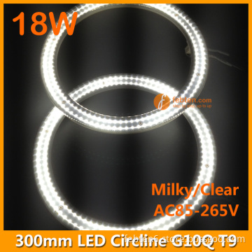 300mm 18W LED circular light tube T9